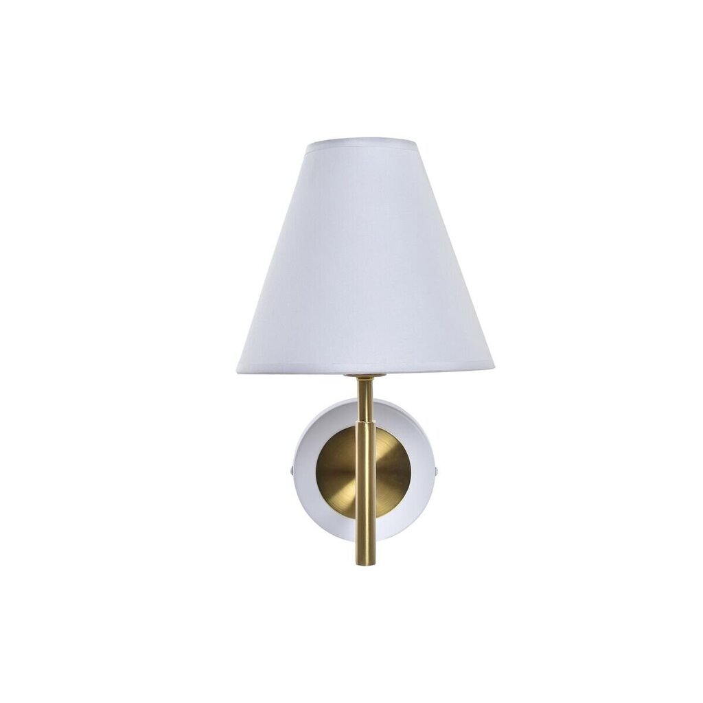 Sienas lampa DKD Home Decor 25W Bronza Metāls Poliesters Balts 220 V (19 x 25 x 30 cm) цена и информация | Sienas lampas | 220.lv