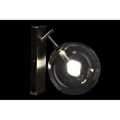 Sienas lampa DKD Home Decor 25W Stikls Sudrabains Metāls 220 V (20 x 25 x 27 cm) cena un informācija | Sienas lampas | 220.lv