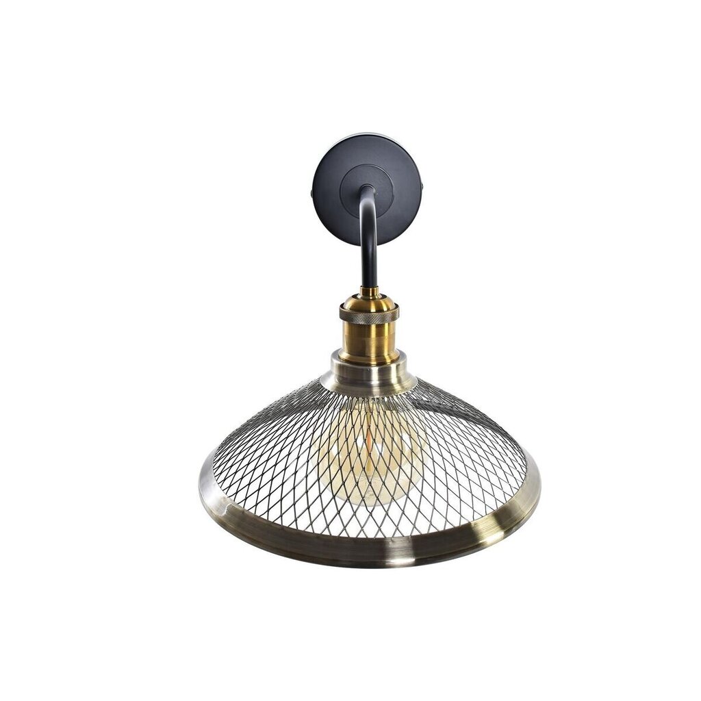 Sienas lampa DKD Home Decor Melns Bronza Metāls 220 V 50 W (27 x 28 x 28 cm) цена и информация | Sienas lampas | 220.lv