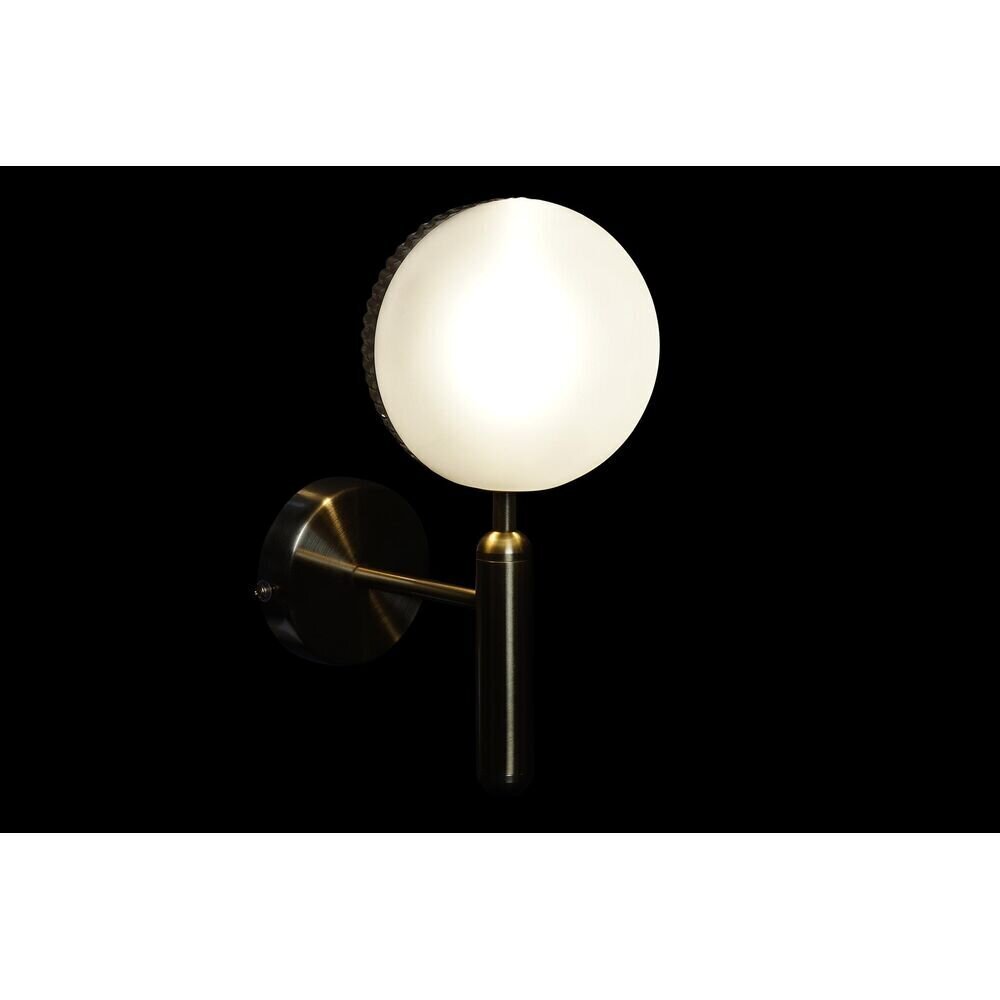 Sienas lampa DKD Home Decor Stikls Bronza Metāls 220 V 50 W (15 x 15 x 30 cm) cena un informācija | Sienas lampas | 220.lv