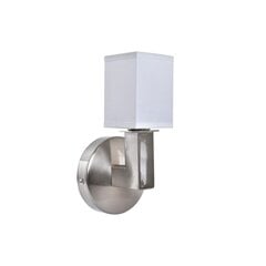 Sienas lampa DKD Home Decor Sudrabains Metāls Poliesters Balts 220 V 40 W (12 x 10 x 22 cm) цена и информация | Настенные светильники | 220.lv