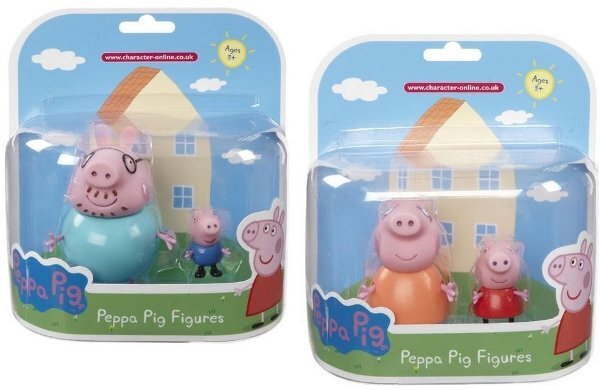 Peppa Pig rotaļu komplekts, 2 figūras цена и информация | Rotaļlietas meitenēm | 220.lv