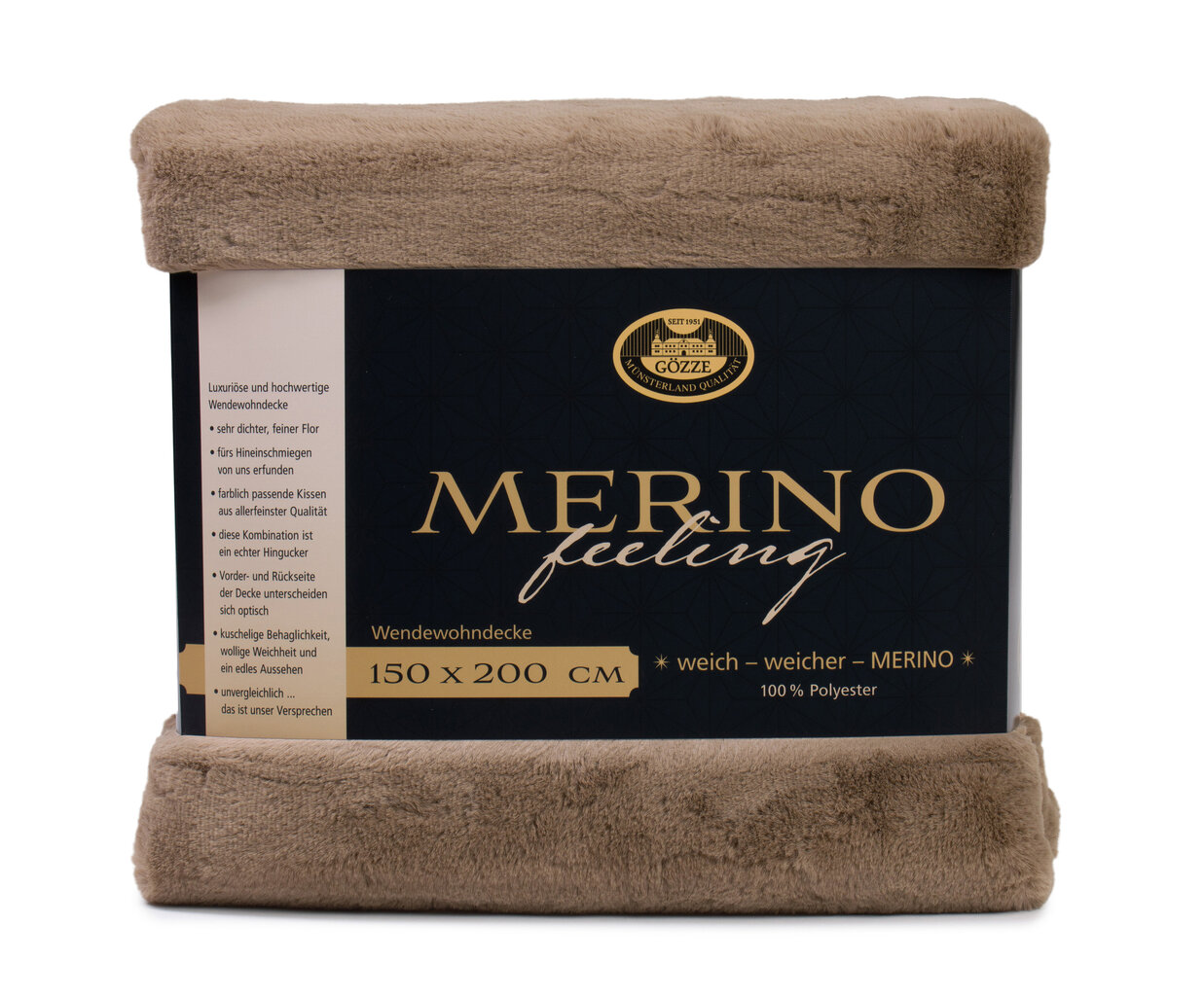 Tekstiilikompanii pleds Merino 150x200 cm cena un informācija | Gultas pārklāji, pledi | 220.lv