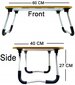 Datora saliekamais galds klēpjdatoram un planšetdatoram cena un informācija | Datorgaldi, rakstāmgaldi, biroja galdi | 220.lv