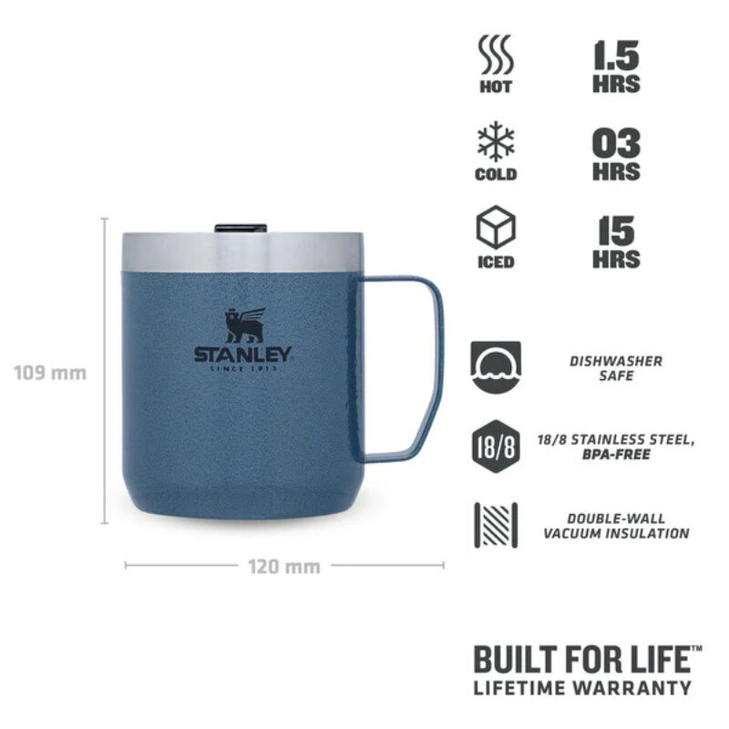 Krūze The Legendary Camp Mug Classic 0,35L gaiši zila цена и информация | Termosi, termokrūzes | 220.lv