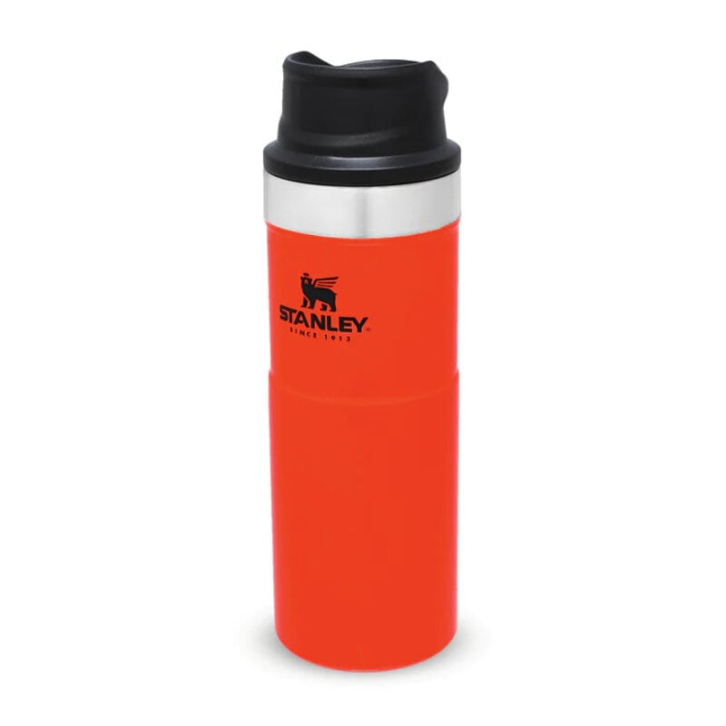 Termokrūze The Trigger-Action Travel Mug Classic 0,47L oranžs cena un informācija | Termosi, termokrūzes | 220.lv