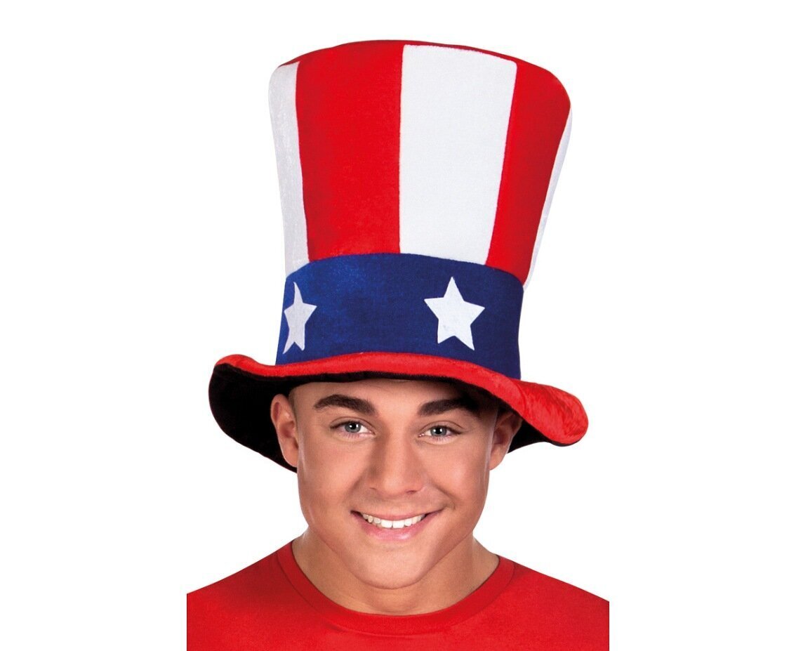 Karnevāla cepure Uncle Sam Hat 04226 цена и информация | Karnevāla kostīmi, maskas un parūkas | 220.lv