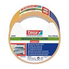 Divpusēja lente TESA 10 m x 50 mm cena un informācija | Rokas instrumenti | 220.lv