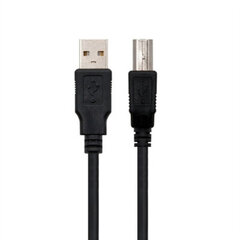USB 2.0 Kabelis Ewent EC1003 Melns: Mērvienība - 1 m цена и информация | Кабели и провода | 220.lv
