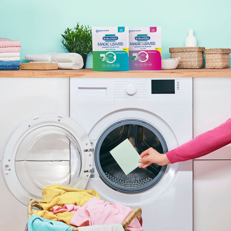 Veļas mazgāšanas plāksnes Magic Leaves Universal, 25 gab. cena un informācija | Veļas mazgāšanas līdzekļi | 220.lv