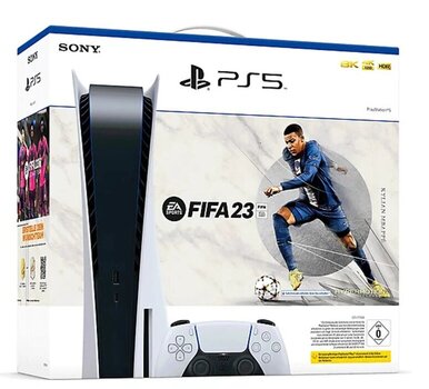 Sony Playstation 5 Blu-ray Edition + FIFA 23 cena un informācija | Spēļu konsoles | 220.lv