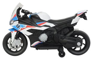 Bērnu elektriskais motocikls - BMW S1000RR, balts cena un informācija | Bērnu elektroauto | 220.lv