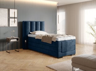 Кровать NORE Veros, 90x200 см, синяя цена и информация | Кровати | 220.lv