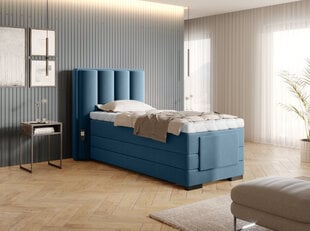 Кровать NORE Veros, 90x200 см, синяя цена и информация | Кровати | 220.lv