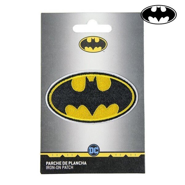 Plāksteris Batman Dzeltens Melns Poliesters (9.5 x 14.5 x cm) цена и информация | Skolas somas | 220.lv