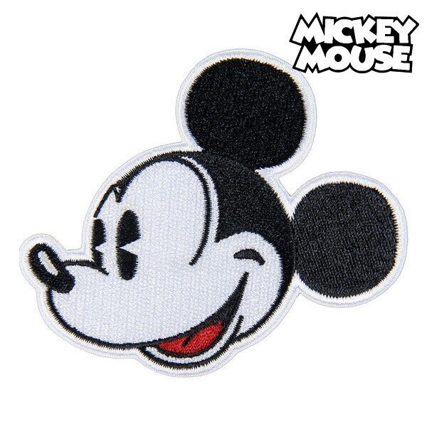 Plāksteris Mickey Mouse Melns Balts Poliesters (9.5 x 14.5 x cm) цена и информация | Skolas somas | 220.lv