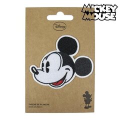 Plāksteris Mickey Mouse Melns Balts Poliesters (9.5 x 14.5 x cm) cena un informācija | Skolas somas | 220.lv