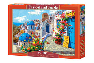 Puzle Castorland Spring in Santorini, 2000 daļu cena un informācija | Puzles, 3D puzles | 220.lv