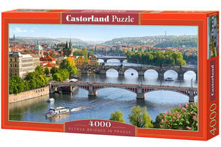 Puzle Castorland Bridges in Prague, 4000 daļu. cena un informācija | Puzles, 3D puzles | 220.lv