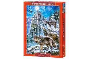 Puzle Castorland Wolves and Castle, 1500 daļas cena un informācija | Puzles, 3D puzles | 220.lv