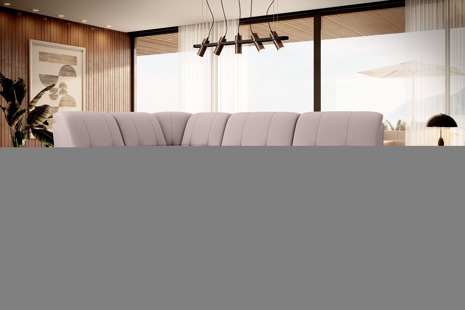 Stūra dīvāns NORE Sado, rozā cena un informācija | Stūra dīvāni | 220.lv