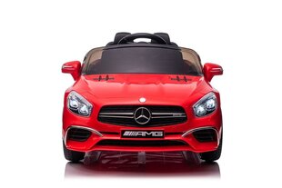 Одноместный электромобиль Mercedes SL65 LCD, лакированный красный цена и информация | Электромобили для детей | 220.lv