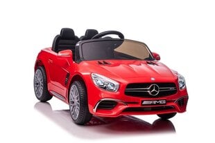 Vienvietīgs elektromobilis Mercedes SL65 LCD, lakots sarkans cena un informācija | Bērnu elektroauto | 220.lv