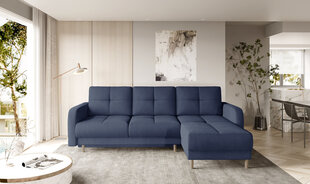 Stūra dīvāns NORE, zils cena un informācija | Stūra dīvāni | 220.lv