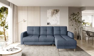 Stūra dīvāns NORE Roxi, zils cena un informācija | Stūra dīvāni | 220.lv