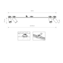 Griestu lampa Nowodvorski Mono SURFACE 7831 cena un informācija | Griestu lampas | 220.lv