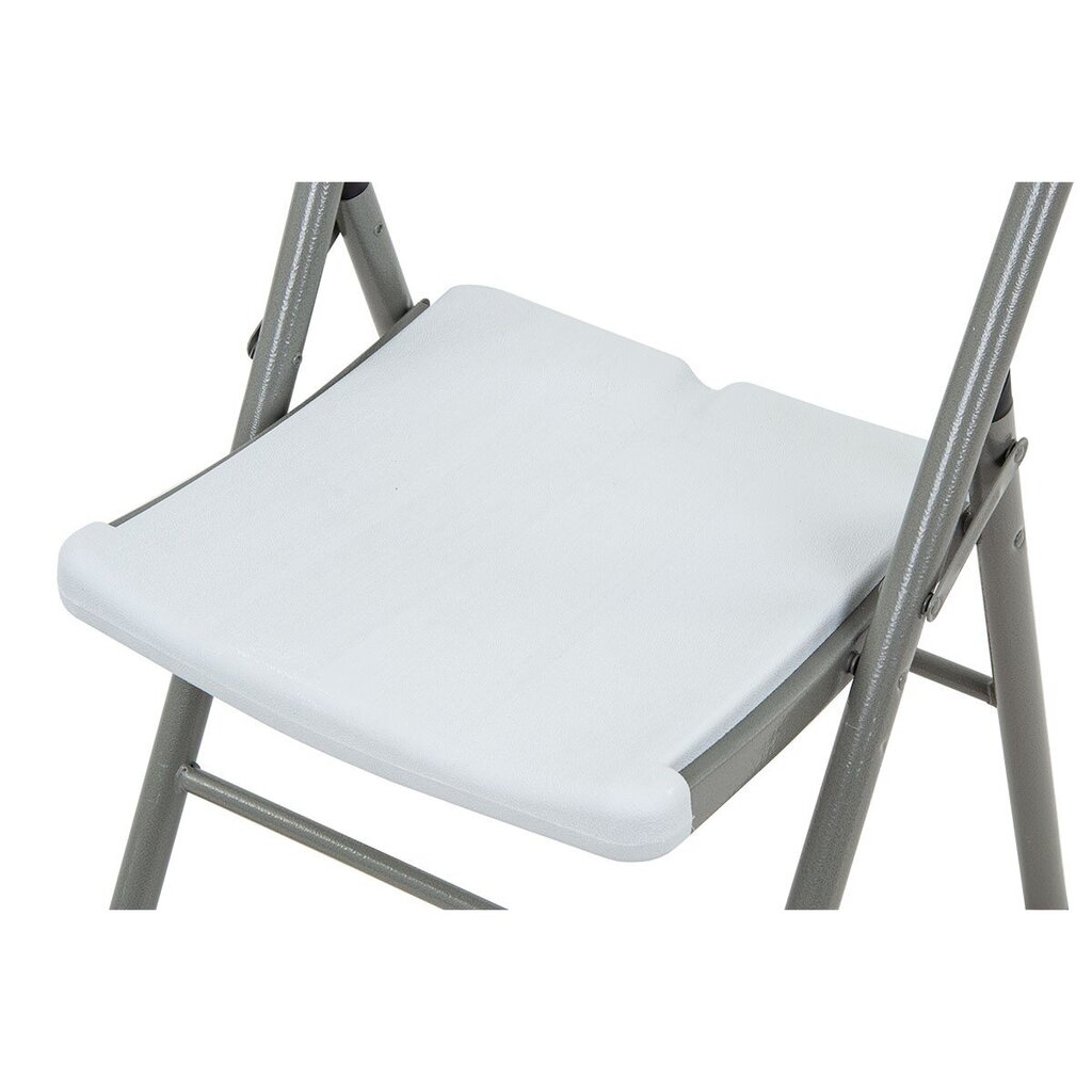 Saliekamie krēsli, 2 gab., balti цена и информация | Biroja krēsli | 220.lv