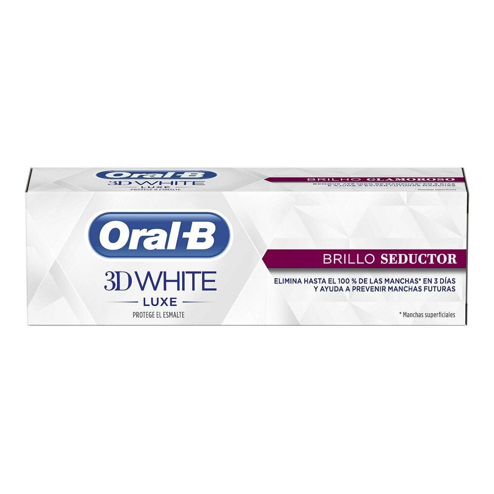 Balinošā zobu pasta Oral-B 3D White Luxe (75 ml) cena un informācija | Zobu pastas, birstes | 220.lv