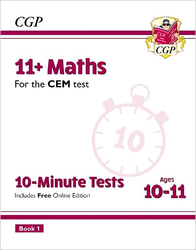 11plus CEM 10-Minute Tests: Maths - Ages 10-11 Book 1 (with Online Edition) cena un informācija | Grāmatas pusaudžiem un jauniešiem | 220.lv