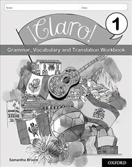 !Claro! 1 Grammar Vocabulary and Translation Workbook (Pack of 8): With all you need to know for your 2021 assessments cena un informācija | Grāmatas pusaudžiem un jauniešiem | 220.lv