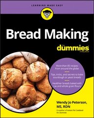 Bread Making For Dummies цена и информация | Книги рецептов | 220.lv