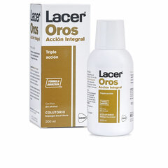 Mutes skalošanas līdzeklis Lacer Oro Acción Integral (200 ml) cena un informācija | Zobu pastas, birstes | 220.lv