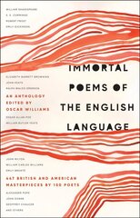 Immortal Poems of the English Language cena un informācija | Dzeja | 220.lv