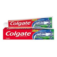 Zobu pasta Triple Accion Original Mint Colgate (75 ml) cena un informācija | Colgate Smaržas, kosmētika | 220.lv