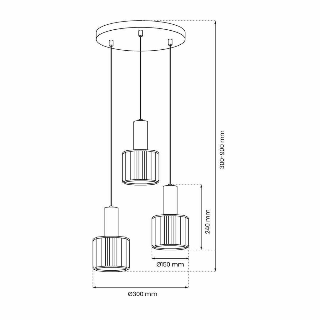 Milagro piekaramā lampa Cristal цена и информация | Griestu lampas | 220.lv