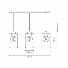 Milagro piekaramā lampa Chic cena un informācija | Piekaramās lampas | 220.lv