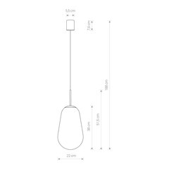 Piekaramā lampa Nowodvorski PEAR M 8672 cena un informācija | Piekaramās lampas | 220.lv