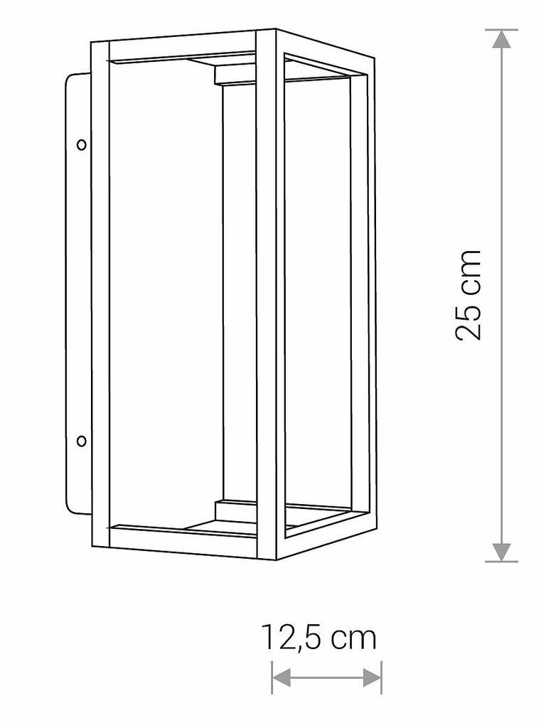 Sienas lampa Nowodvorski SYMMETRY LED 8176 cena un informācija | Sienas lampas | 220.lv