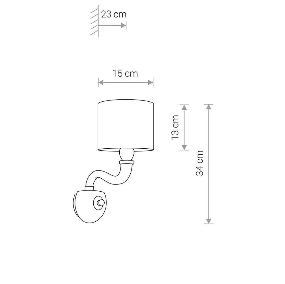 Sienas lampa Nowodvorski NEWPORT 8157 цена и информация | Sienas lampas | 220.lv