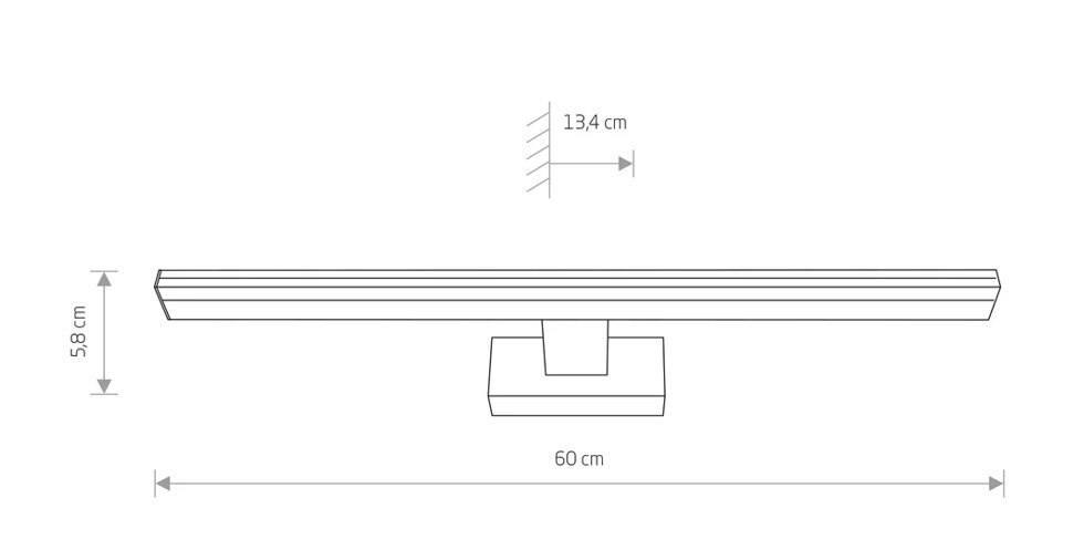 Sienas lampa Nowodvorski PICASSO LED 8131 цена и информация | Sienas lampas | 220.lv