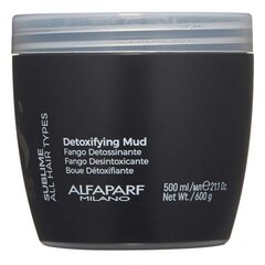 Маска Semi Di Lino Sublime Detoxifying Mud Alfaparf Milano (500 мл) цена и информация | Средства для укрепления волос | 220.lv