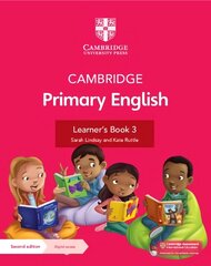 Cambridge Primary English Learner's Book 3 with Digital Access (1 Year) 2nd Revised edition cena un informācija | Grāmatas pusaudžiem un jauniešiem | 220.lv