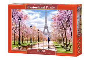 Puzle Castorland Romantic Walk in Paris, 1000 daļu cena un informācija | Puzles, 3D puzles | 220.lv