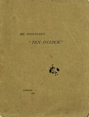 Mr. Whistler's Ten O'clock цена и информация | Биографии, автобиографии, мемуары | 220.lv