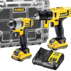 DEWALT DCK211D2T 10.8V, 2.0Ah piederumu komplkets cena un informācija | Skrūvgrieži, urbjmašīnas | 220.lv