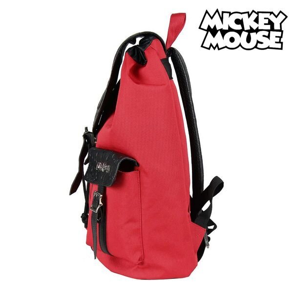 Ikdienas mugursoma Mickey Mouse, sarkana, melna cena un informācija | Skolas somas | 220.lv